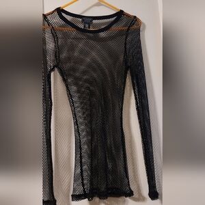 Midnight Hour Fishnet Top